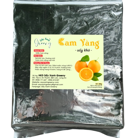 Cam Vàng Sấy Khô 600g