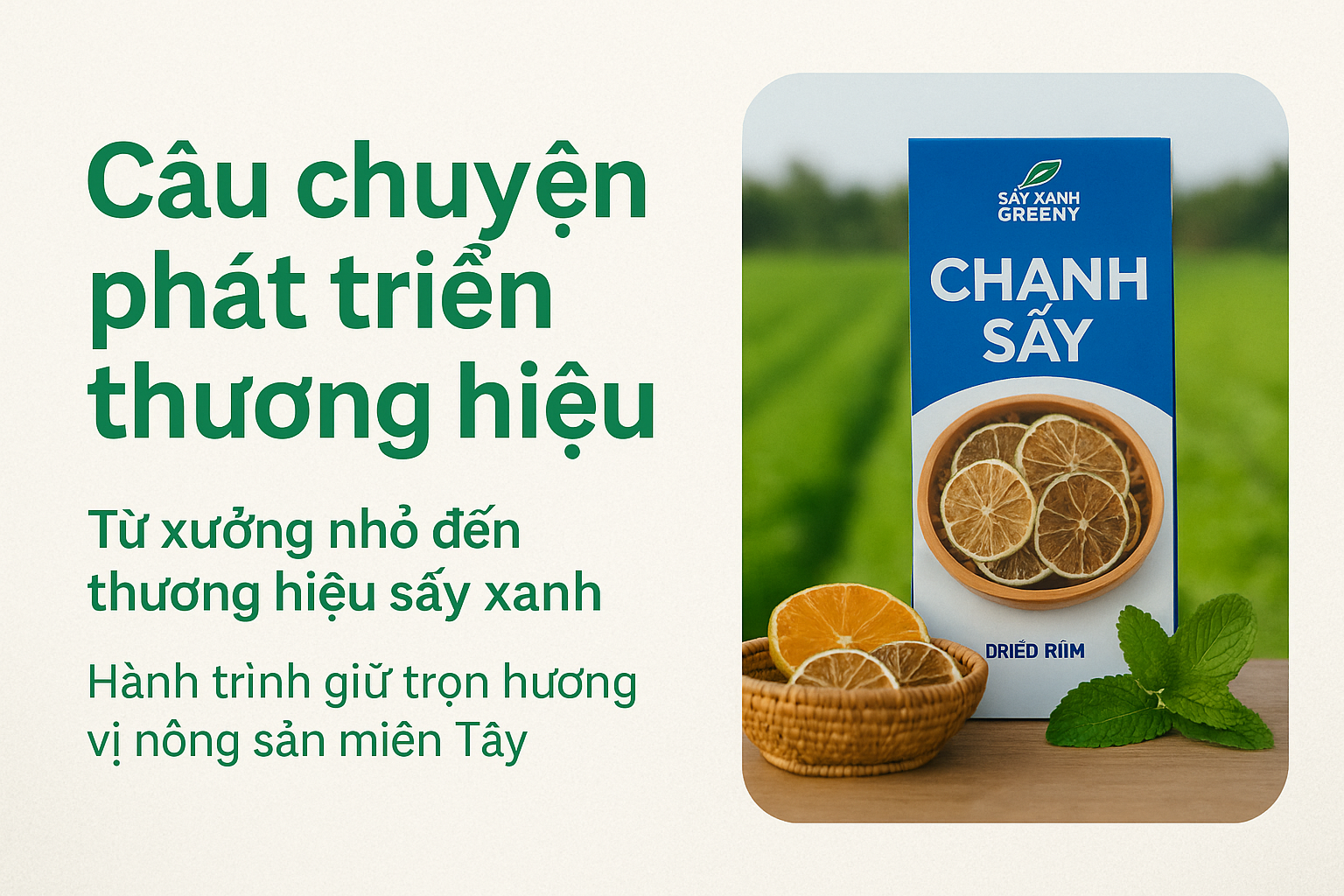  - Sấy Xanh Greeny